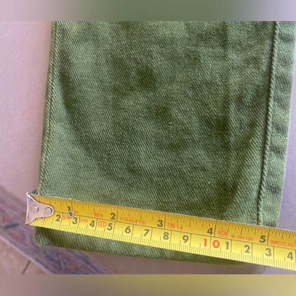 Vintage Levi's 900 Series Green Denim Jeans size 27/7 - Picture 9 of 11